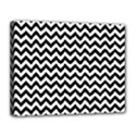 Black And White Zigzag Canvas 14  x 11  (Framed) View1