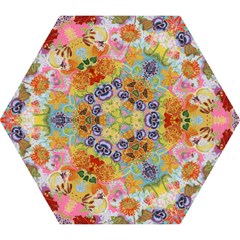 floral Fantasy  By M  Nicole Van Dam Mini Folding Umbrella by CreativityCentral