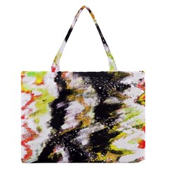 Canvas Acrylic Digital Design Art Medium Zipper Tote Bag by Amaryn4rt