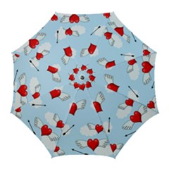 Love Hunting Golf Umbrellas by Valentinaart