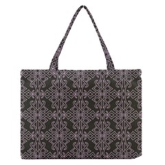 Line Geometry Pattern Geometric Medium Zipper Tote Bag by Amaryn4rt