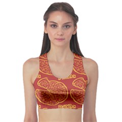 Red Pizza Design Women s Sport Bra by CoolDesigns