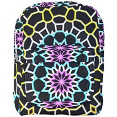 Colored Window Mandala Full Print Backpack by designworld65