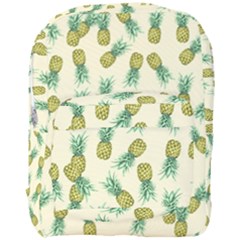 Pineapples Pattern Full Print Backpack by Valentinaart
