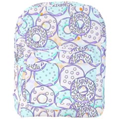 Donuts Pattern Full Print Backpack by ValentinaDesign