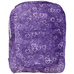 Heart Pattern Full Print Backpack by ValentinaDesign