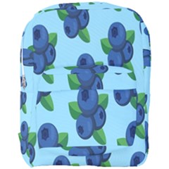 Fruit Nordic Grapes Green Blue Full Print Backpack by Mariart