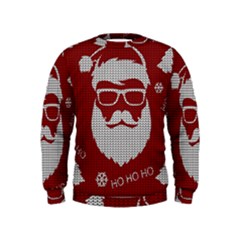 Ugly Christmas Sweater Kids  Sweatshirt by Valentinaart