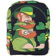 St  Patricks Day Full Print Backpack by Valentinaart