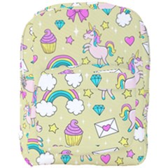 Cute Unicorn Pattern Full Print Backpack by Valentinaart