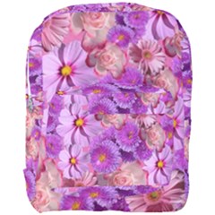 Flowers Blossom Bloom Nature Color Full Print Backpack by Sapixe