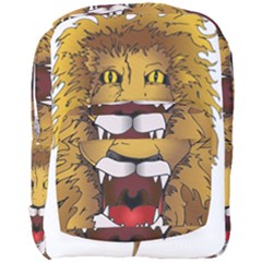 Lion Animal Roar Lion S Mane Comic Full Print Backpack by Sapixe