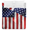 American Usa Flag Vertical Duvet Cover Double Side (Queen Size) View2