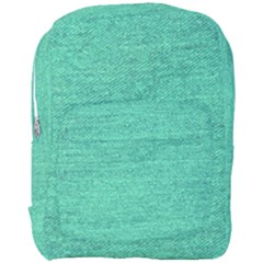 Green Denim Full Print Backpack by snowwhitegirl