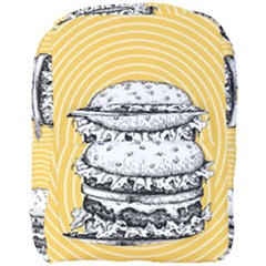Pop Art Hamburger  Full Print Backpack by Valentinaart