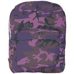 Camouflage Violet Full Print Backpack by snowwhitegirl