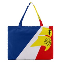 Franco Terreneuviens Flag Zipper Medium Tote Bag by abbeyz71