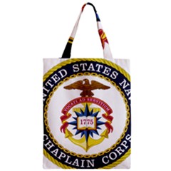 Seal Of United States Navy Chaplain Corps Zipper Classic Tote Bag by abbeyz71