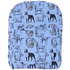 Dog Pattern Blue Full Print Backpack by snowwhitegirl