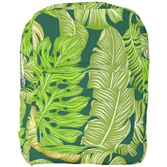 Tropical Green Leaves Full Print Backpack by snowwhitegirl