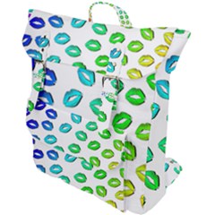 Kiss Mouth Lips Colors Buckle Up Backpack by HermanTelo