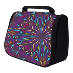 Kaleidoscope Triangle Curved Full Print Travel Pouch (small) by HermanTelo