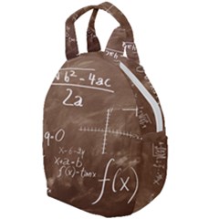 Mathematics Brown Travel Backpacks by snowwhitegirl