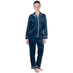 Background Holes Texture Satin Long Sleeve Pyjamas Set by HermanTelo