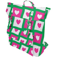 Pink Love Valentine Buckle Up Backpack by Mariart