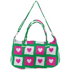 Pink Love Valentine Removal Strap Handbag by Mariart