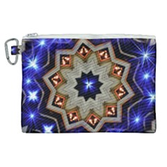 Background Mandala Star Canvas Cosmetic Bag (xl) by Mariart