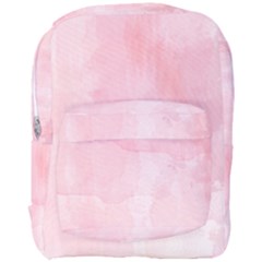 Pink Blurry Pastel Watercolour Ombre Full Print Backpack by Lullaby