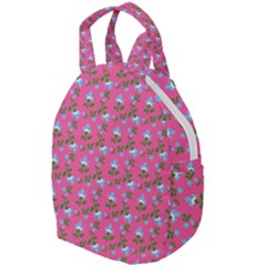 Carnation Pattern Pink Travel Backpacks by snowwhitegirl