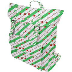 Christmas Paper Stars Pattern Texture Background Colorful Colors Seamless Buckle Up Backpack by Vaneshart