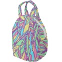 Feathers Pattern Travel Backpacks View1