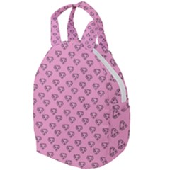 Heart Face Pink Travel Backpacks by snowwhitegirl