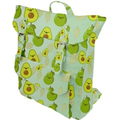 Avocado Love Buckle Up Backpack by designsbymallika