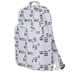 White And Nerdy - Computer Nerds And Geeks Double Compartment Backpack by DinzDas