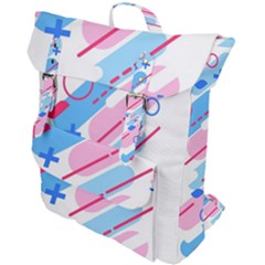 Abstract Geometric Pattern  Buckle Up Backpack by brightlightarts