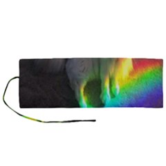 Rainbowcat Roll Up Canvas Pencil Holder (m) by Sparkle