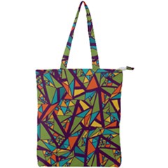 Aabstract Art Double Zip Up Tote Bag by designsbymallika