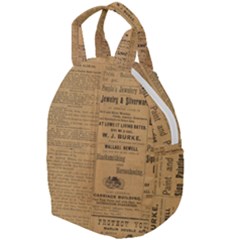 Antique Newspaper 1888 Travel Backpacks by ArtsyWishy