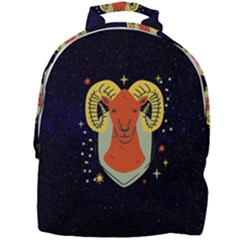Zodiak Aries Horoscope Sign Star Mini Full Print Backpack by Alisyart