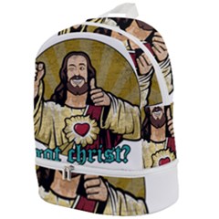Buddy Christ Zip Bottom Backpack by Valentinaart