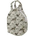 Botanical Cats Pattern Travel Backpacks View1