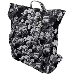 Fleurs De Cerisier Noir & Blanc Buckle Up Backpack by kcreatif