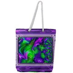 Feathery Winds Full Print Rope Handle Tote (large) by LW41021