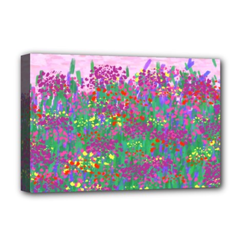Bay Garden Deluxe Canvas 18  X 12  (stretched) by LW323