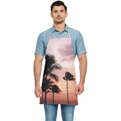 Palm Trees Kitchen Apron by LW323