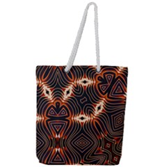 Fun In The Sun Full Print Rope Handle Tote (large) by LW323